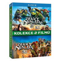 Želvy Ninja - Kolekce 1+2 3D+2D (3BD) - Blu-ray