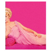 Ilustrace Woman in Pink Dress Reclining, CSA-Images, 34 × 40 cm