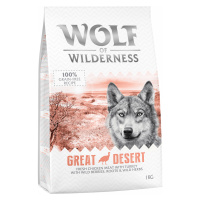 Wolf of Wilderness granule, 4 x 1 kg - 3 + 1 kg zdarma - Adult 