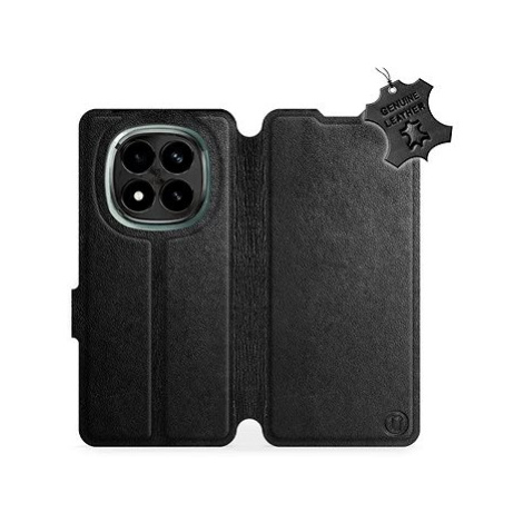 Mobiwear kožené flip knížkové pro Xiaomi Redmi Note 14 Pro Plus 5G - Černé