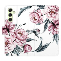 iSaprio flip pouzdro Pink Flowers pro Samsung Galaxy A54 5G