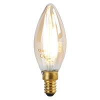 Chytrá E14 LED lampa B35 zlatá 4,9W 470 lm 1800-3000K