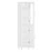 vidaXL Skříň highboard bílá 34,5 x 34 x 180 cm kompozitní dřevo