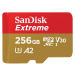 SanDisk micro SDXC karta 256GB Extreme + adaptér SDSQXAV-256G-GN6MA