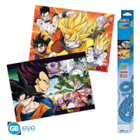 Set 2 plakátů Dragon Ball - Saiyans (52x38 cm)