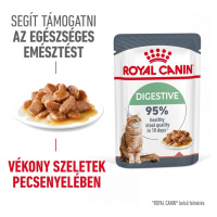Royal Canin Digestive Care - vlhké krmivo s omáčkou pro dospělé kočky s citlivým trávením 12 x 8