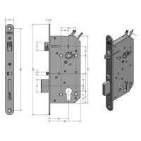 SAM EL MI 9050 - elektromechanický samozamykací zámek