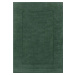 Tmavě zelený vlněný koberec Flair Rugs Siena, 80 x 150 cm