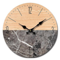 Goba hodiny Dřevo-kámen