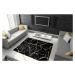 Kusový koberec Gloss 410A 86 3D mramor black/gold 240x330 cm