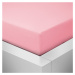 Homeville jersey prostěradlo ELASTIC růžová - 100x220 cm