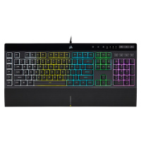 CORSAIR K55 RGB PRO/Drátová USB/US layout/Černá