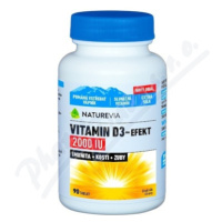 NatureVia Vitamin D3-Efekt 2000IU tbl.90