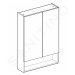 Geberit 501.264.00.1 - Zrcadlová skříňka 850x588x175 mm, 2 dvířka, lesklá bílá