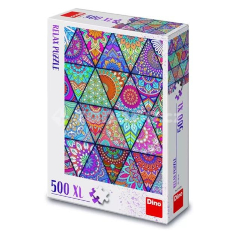 Puzzle Dlaždice 500 xl dílků relax Dino