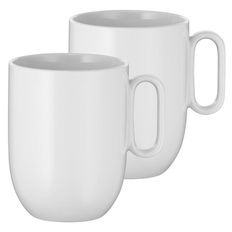 WMF Bílé porcelánové hrnky Barista WMF 2 x 380 ml