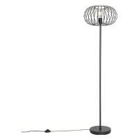 Designová stojací lampa černá - Johanna
