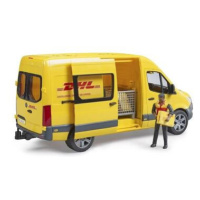 Bruder Mercedes Benz Sprinter DHL + figurka, gitrbox