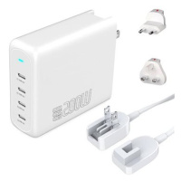 4smarts Charger GaN Flex Pro 200W 4 USB-C white