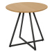 Příruční stolek Delik, dub, pr. 50 cm