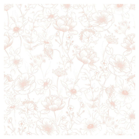 Dětská tapeta 10 m x 50 cm Flowers Botany – Lilipinso