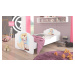 Dětská postel s obrázky - čelo Casimo Rozměr: 140 x 70 cm, Obrázek: Pejsek a Kočička