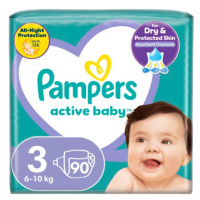 PAMPERS Active Baby plenky vel. 3, 6-10 kg, 90 ks