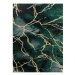 Dywany Łuszczów Kusový koberec Emerald 1018 green and gold - 200x290 cm