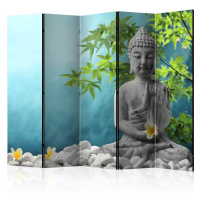 Paraván Meditating Buddha Dekorhome 225x172 cm (5-dílný),Paraván Meditating Buddha Dekorhome 225