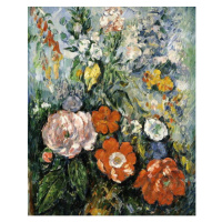 Obrazová reprodukce Bouquet of Flowers, Cezanne, Paul, 30 × 40 cm