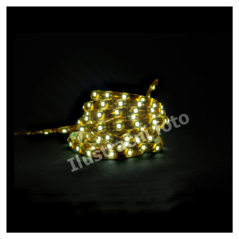 Schmachtl McLED LED pásek SMD3528 žlutá, DC12V, IP54, 10mm, bílý PCB pásek, 120 led/metr 121.233