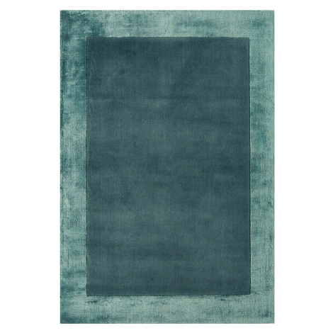 Ručně tkaný koberec s příměsí vlny v petrolejové barvě 160x230 cm Ascot – Asiatic Carpets