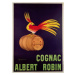 Cappiello, Leonetto - Obrazová reprodukce Poster advertising 'Albert Robin Cognac', (30 x 40 cm)
