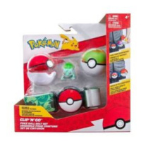 Jazwares Pokémon Clip and Go Poké Ball s páskem Ivysaur