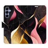 iSaprio Flip pouzdro Gold Pink Marble 02 pro Samsung Galaxy A25 5G