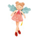 Panenka víla Gaia Forest Fairies Jolijou 25 cm v růžových šatech se zelenými křídly z jemného te