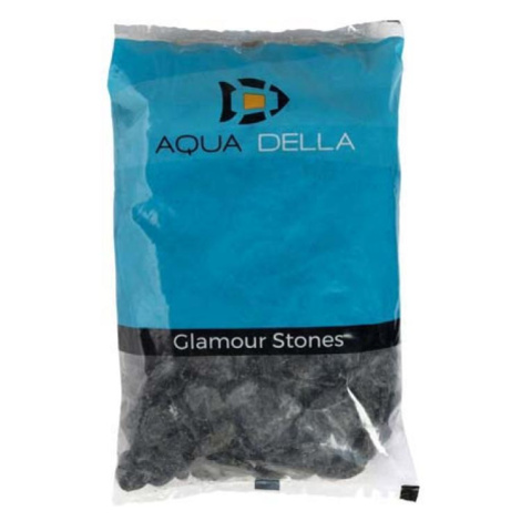 Ebi AQUA DELLA AQUARIUM GRAVEL PEBBLES black 2kg štěrk do akvária