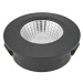 Sigor LED bodový podhled Diled, Ø 6,7 cm, Dim-To-Warm, černý