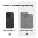 Pitaka MagEZ 3 600D case, black/grey - iPhone 14 Pro Max