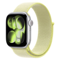 Apple Watch 42/41/40/38mm neonově žlutý provlékací sportovní řemínek