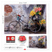 Puzzle Bicycle with Flowers Educa 500 dílů a Fix lepidlo od 11 let