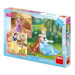 Disney Princezny - Volné odpoledne: puzzle 3x55 dílků