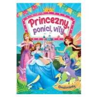 Princezny, poníci, víly - Omalovánky