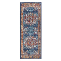 Tmavě modrý koberec běhoun 80x240 cm Orient Maderno – Hanse Home