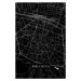 Mapa Bologna black, 26.7 × 40 cm