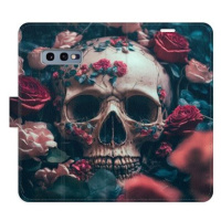 iSaprio flip pouzdro Skull in Roses 02 pro Samsung Galaxy S10e