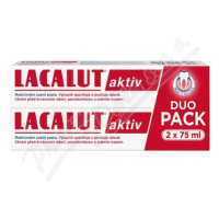 Lacalut Aktiv zubní pasta 2x75ml duo