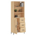 vidaXL Skříň highboard dub sonoma 69,5 x 34 x 180 cm kompozitní dřevo