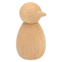 Malá dřevěná figurka ptáčka