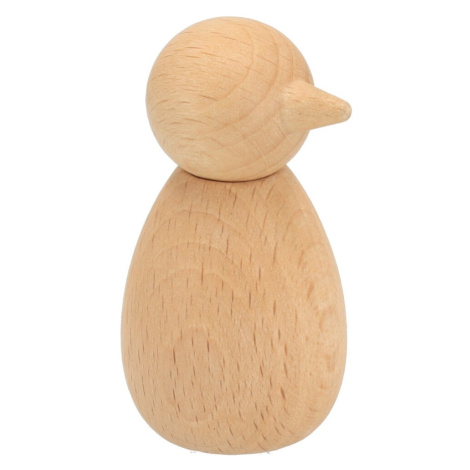 Malá dřevěná figurka ptáčka